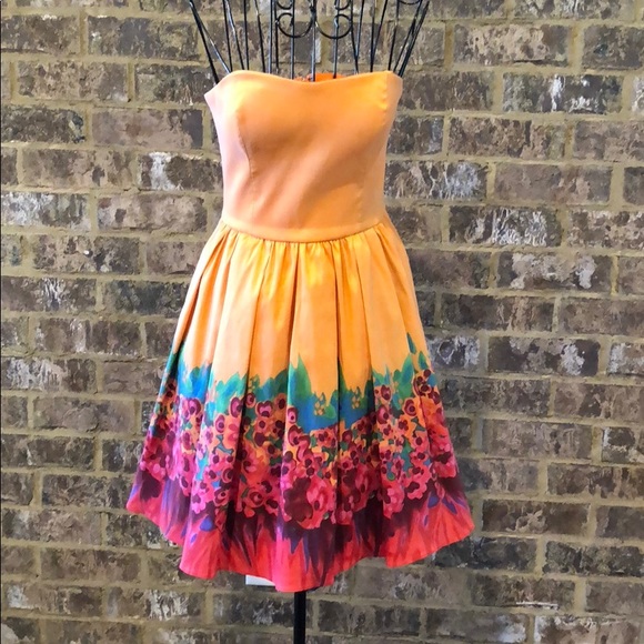 Aqua Dresses & Skirts - Aqua Strapless Dress